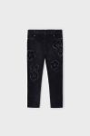 Дитячі легінси Mayoral колір чорний з принтом (3438113)