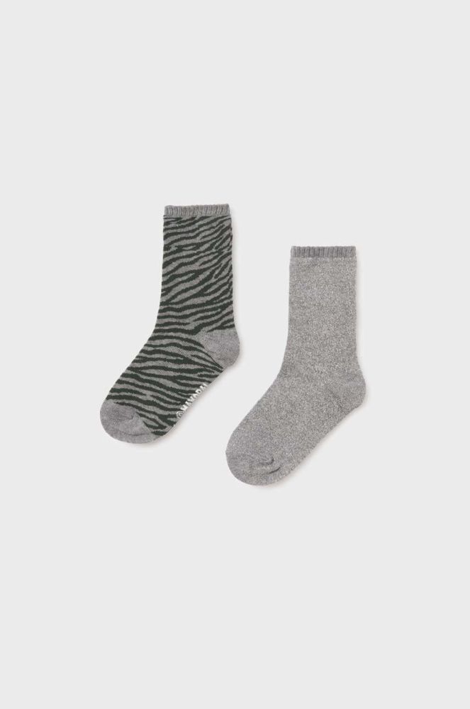 Дитячі шкарпетки Mayoral 2-pack колір сірий