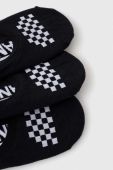 Шкарпетки Vans CLASSIC CANOODLE VN0007BCYB21 3-pack колір чорний