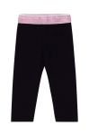 Дитячі легінси Pinko Up колір чорний однотонні (3438183)