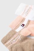 Шкарпетки для немовлят Tommy Hilfiger 3-pack колір рожевий