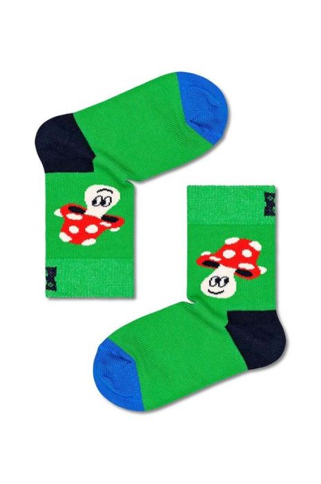 Дитячі шкарпетки Happy Socks Mushroom колір зелений