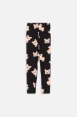 Дитячі легінси Coccodrillo колір чорний візерунок (3495531)