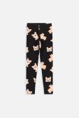 Дитячі легінси Coccodrillo колір чорний візерунок (3495531)