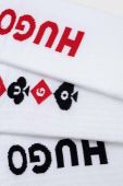 Шкарпетки HUGO 3-pack чоловічі колір білий (3486121)