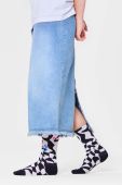 Шкарпетки Happy Socks Distorted Check Sock колір чорний