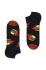 Шкарпетки Happy Socks Flaming Burger Low Sock колір чорний