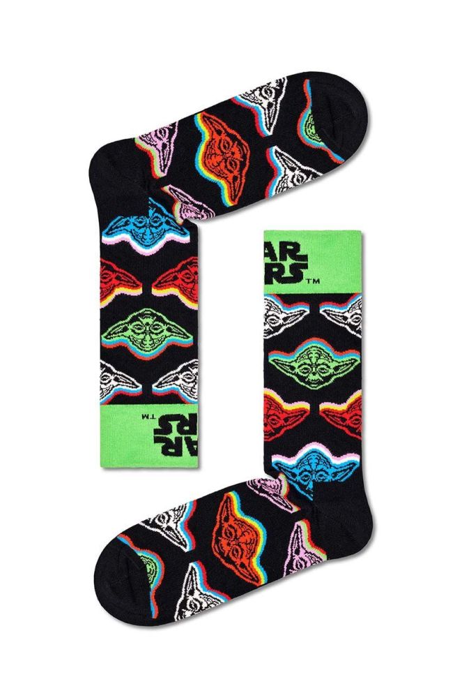 Шкарпетки Happy Socks Star Wars колір чорний