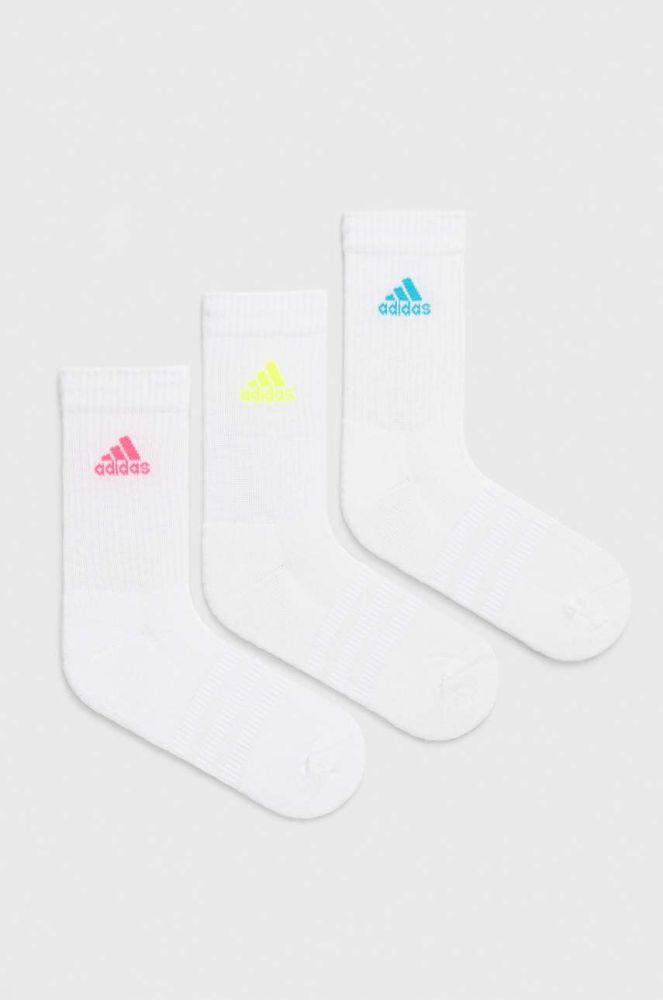 Шкарпетки adidas Performance 3-pack колір білий (3394555)