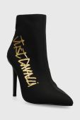 Черевики Just Cavalli жіночі колір чорний на шпильці 75RA3S05 ZS983 PL9