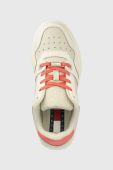 Кросівки Tommy Jeans TJW RETRO BASKET FLATFORM колір бежевий EN0EN02208