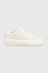 Шкіряні кросівки Tommy Jeans TJW NEW CUPSOLE LEATHER колір білий EN0EN02212