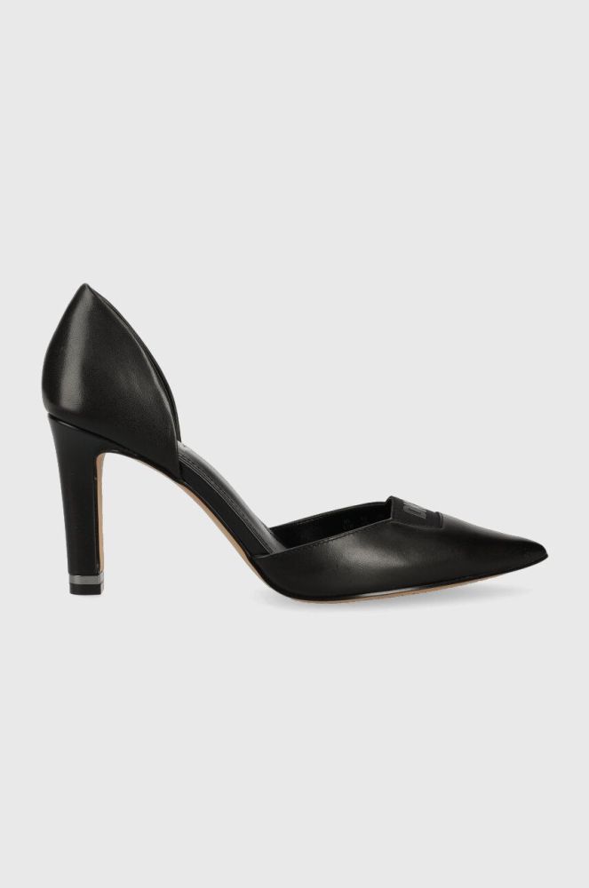 Шкіряні туфлі Dkny K2349662 колір чорний Marian