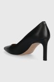 Шкіряні туфлі BOSS Janet Pump 70-N_N колір чорний 50498836