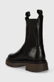 Шкіряні черевики Gant Meghany жіночі колір чорний на плоскому ходу 27551402.G030