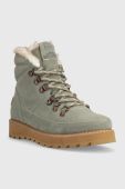 Замшеві чоботи Roxy Sadie II колір зелений