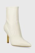 Черевики Guess CIDNI жіночі колір білий на шпильці FL7CDN ELE10