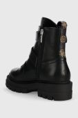Черевики Guess FL7OBI LEA10 жіночі колір чорний на плоскому ходу OBIA