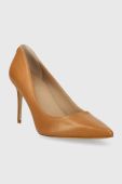 Шкіряні туфлі Guess RICA колір коричневий FL7RIC LEA08
