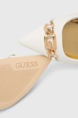Шкіряні туфлі Guess SDINA колір білий FL7SDN LEA05