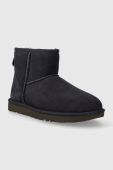 Замшеві чоботи UGG Classic Mini II колір синій 1016222