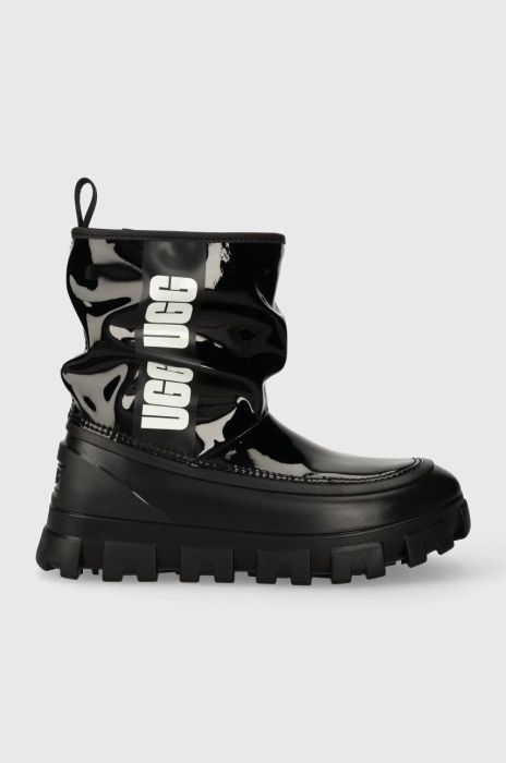 Зимові чоботи UGG Classic Brellah Mini жіночі колір чорний 1144059