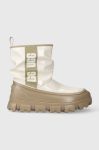 Зимові чоботи UGG Classic Brellah Mini жіночі колір бежевий 1144059