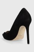 Замшеві туфлі Elisabetta Franchi колір чорний SA47B36E2