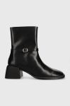 Шкіряні черевики Vagabond Shoemakers ANSIE жіночі колір чорний каблук блок 5645.301.20
