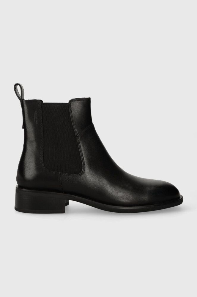 Шкіряні черевики Vagabond Shoemakers SHEILA жіночі колір чорний на плоскому ходу 5635.201.20