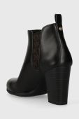 Черевики MICHAEL Michael Kors Evaline жіночі колір чорний каблук блок 40F3EVHEGL