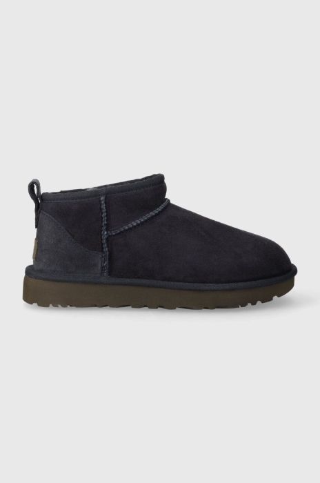 Замшеві чоботи UGG Classic Ultra Mini колір синій 1116109