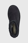 Замшеві чоботи UGG Classic Ultra Mini колір синій 1116109