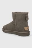 Замшеві чоботи UGG Classic Mini II колір сірий 1016222