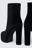 Черевики Pinko Shumann жіночі колір чорний каблук блок 102320 A1D3 Z99