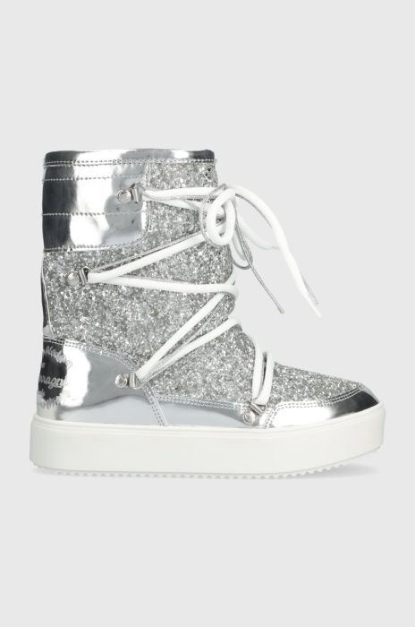 Зимові чоботи Chiara Ferragni колір срібний CF3257_004