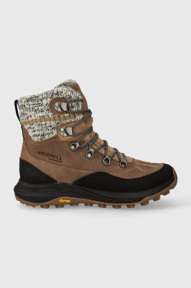 Черевики Merrell Siren 4 Thermo Mid Zip WP жіночі колір коричневий утеплене