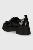 Мокасини Liu Jo LOVE 41 жіночі колір чорний на платформі SF3039EX19622222
