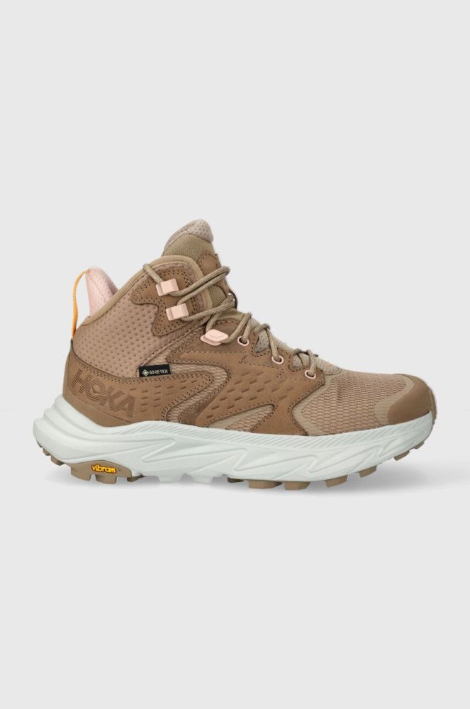 Черевики Hoka Anacapa 2 Mid GTX жіночі колір бежевий