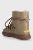 Шкіряні чоботи Inuikii Grape колір бежевий 05000-003