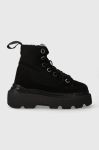 Замшеві чоботи Inuikii Matilda Shearling колір чорний 35203-028