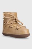Шкіряні чоботи Inuikii Full Leather колір бежевий 75101-087