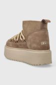 Замшеві чоботи Inuikii Classic Low Platform колір бежевий 75104-105