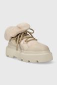 Шкіряні чоботи Inuikii Endurance Trekking колір бежевий 75202-112
