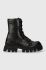 Черевики Desigual жіночі колір чорний на плоскому ходу 23WSTP14.2000