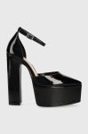 Туфлі Steve Madden Prompt колір чорний каблук блок SM11002597