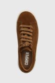 Замшеві кросівки Camper Runner Up колір коричневий K200645.076