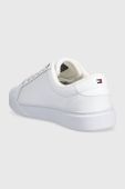 Шкіряні кросівки Tommy Hilfiger GOLDEN HW COURT SNEAKER колір білий FW0FW07560