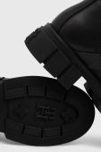 Чоботи Tommy Hilfiger STRETCH MONOCHROMATIC LONGBOOT жіночі колір чорний на платформі FW0FW07611