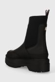 Черевики Tommy Hilfiger FEMININE RUBBERIZED THERMO BOOT колір чорний на платформі FW0FW07475